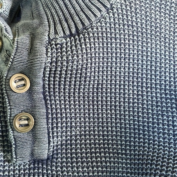 Bob Timberlake Men’s Waffle-Knit Henley Sweater | XL | Bass Pro Shops | Like New - Picture 12 of 12